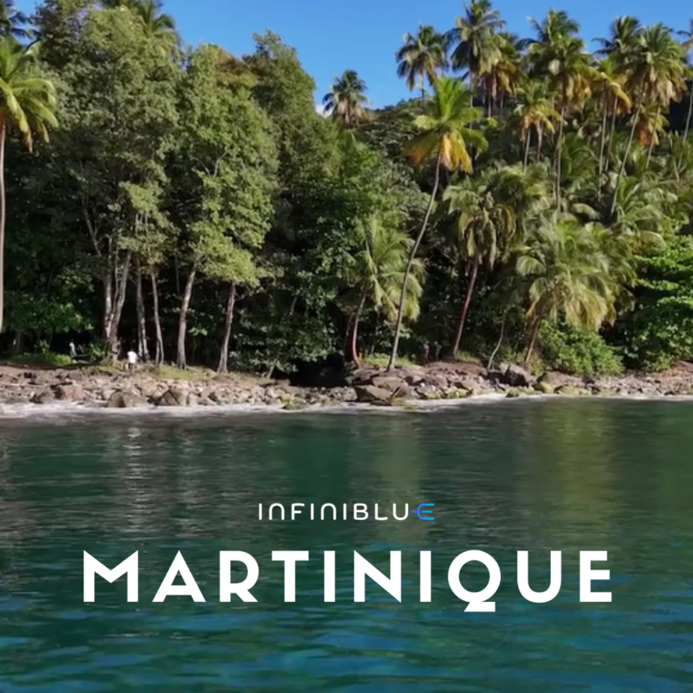 Infini Blue en Martinique – activité de scooter sous-marin Vue du littoral de Martinique pour l’activité de scooter sous-marin Infini Blue